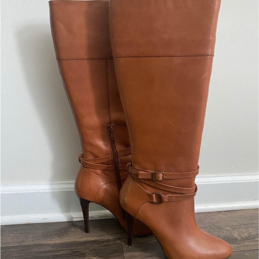 Women's Tan Knee-High Boots